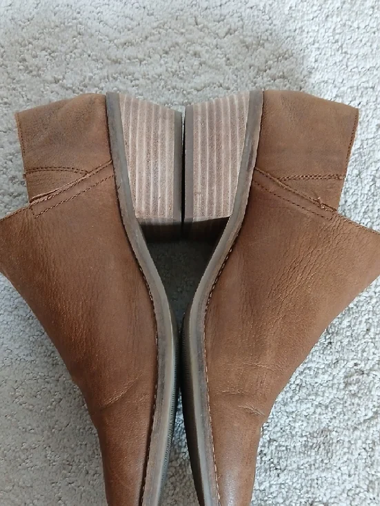 Lucky Brand Brown Leather Ankle Booties - Picture 6 of 10